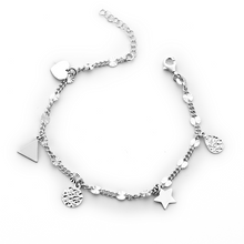 Carica l'immagine nel visualizzatore di Gallery, Bracciale Geometrie Donna con pendenti Argento 925