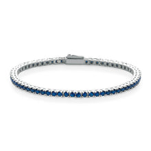 Carica l'immagine nel visualizzatore di Gallery, Bracciale Tennis Frammenti in Argento 925 e Zirconi in Vari Colori