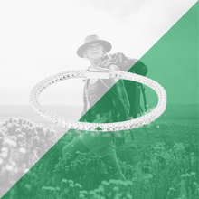 Carica l'immagine nel visualizzatore di Gallery, Bracciale Tennis Frammenti Bianco Purezza in Argento 925 e Zirconi Personalizzato