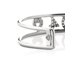 Carica l'immagine nel visualizzatore di Gallery, Bracciale Soulshine Rigido Personalizzato in Argento 925 e Zirconi