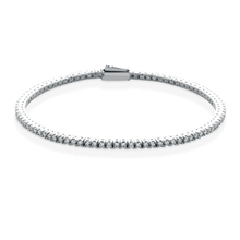 Carica l'immagine nel visualizzatore di Gallery, Bracciale Tennis Frammenti in Argento 925 e Zirconi in Vari Colori