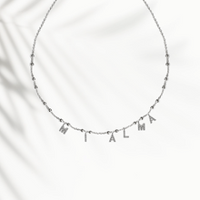 Carica l'immagine nel visualizzatore di Gallery, Collana Soulshine "MI ALMA" in Argento 925 e Zirconi Dorata e Bianca