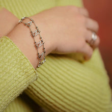 Carica l'immagine nel visualizzatore di Gallery, Bracciale Soulshine Donna Personalizzato Catena Morbida in Argento 925 e Zirconi