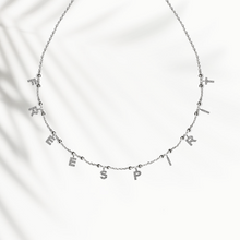 Carica l'immagine nel visualizzatore di Gallery, Collana Soulshine "FREE SPIRIT" in Argento 925 e Zirconi Dorata e Bianca