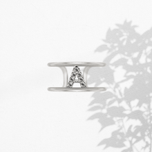 Carica l'immagine nel visualizzatore di Gallery, Anello Soulshine Donna Personalizzabile in Argento 925 e Zirconi Dorato e Bianco