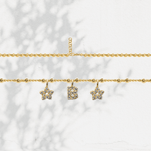 Carica l'immagine nel visualizzatore di Gallery, Collana Soulshine Personalizzata con Stelle e Iniziale in Argento 925 e Zirconi