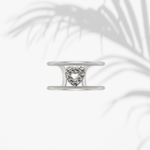 Carica l'immagine nel visualizzatore di Gallery, Anello Soulshine Donna Personalizzabile in Argento 925 e Zirconi Dorato e Bianco