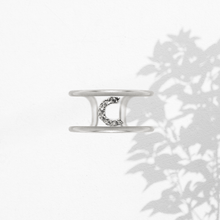 Carica l'immagine nel visualizzatore di Gallery, Anello Soulshine Donna Personalizzabile in Argento 925 e Zirconi Dorato e Bianco