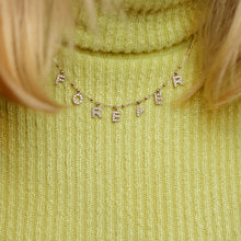 Carica l'immagine nel visualizzatore di Gallery, Collana Soulshine "FOREVER" in Argento 925 e Zirconi