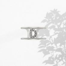 Carica l'immagine nel visualizzatore di Gallery, Anello Soulshine Donna Personalizzabile in Argento 925 e Zirconi Dorato e Bianco