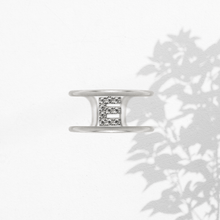 Carica l'immagine nel visualizzatore di Gallery, Anello Soulshine Donna Personalizzabile in Argento 925 e Zirconi Dorato e Bianco