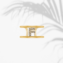 Carica l'immagine nel visualizzatore di Gallery, Anello Soulshine Donna Personalizzabile in Argento 925 e Zirconi Dorato e Bianco