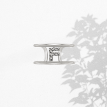 Carica l'immagine nel visualizzatore di Gallery, Anello Soulshine Donna Personalizzabile in Argento 925 e Zirconi Dorato e Bianco