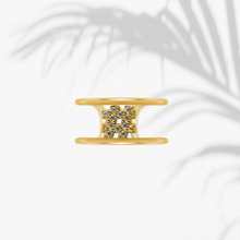 Carica l'immagine nel visualizzatore di Gallery, Anello Soulshine Donna Personalizzabile in Argento 925 e Zirconi Dorato e Bianco
