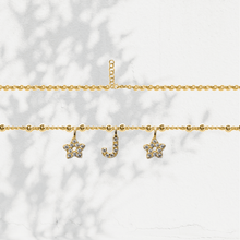 Carica l'immagine nel visualizzatore di Gallery, Collana Soulshine Personalizzata con Stelle e Iniziale in Argento 925 e Zirconi