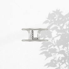 Carica l'immagine nel visualizzatore di Gallery, Anello Soulshine Donna Personalizzabile in Argento 925 e Zirconi Dorato e Bianco