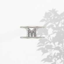 Carica l'immagine nel visualizzatore di Gallery, Anello Soulshine Donna Personalizzabile in Argento 925 e Zirconi Dorato e Bianco