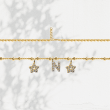 Carica l'immagine nel visualizzatore di Gallery, Collana Soulshine Personalizzata con Stelle e Iniziale in Argento 925 e Zirconi
