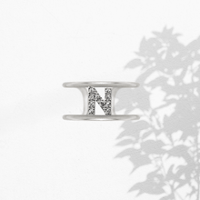 Carica l'immagine nel visualizzatore di Gallery, Anello Soulshine Donna Personalizzabile in Argento 925 e Zirconi Dorato e Bianco