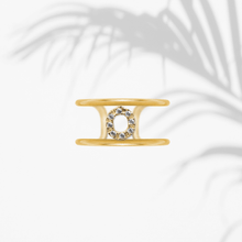 Carica l'immagine nel visualizzatore di Gallery, Anello Soulshine Donna Personalizzabile in Argento 925 e Zirconi Dorato e Bianco