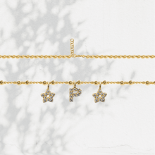 Carica l'immagine nel visualizzatore di Gallery, Collana Soulshine Personalizzata con Stelle e Iniziale in Argento 925 e Zirconi