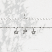 Carica l'immagine nel visualizzatore di Gallery, Collana Soulshine Personalizzata con Stelle e Iniziale in Argento 925 e Zirconi