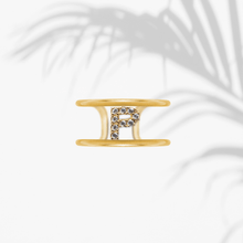 Carica l'immagine nel visualizzatore di Gallery, Anello Soulshine Donna Personalizzabile in Argento 925 e Zirconi Dorato e Bianco