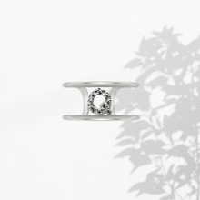 Carica l'immagine nel visualizzatore di Gallery, Anello Soulshine Donna Personalizzabile in Argento 925 e Zirconi Dorato e Bianco