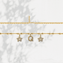 Carica l'immagine nel visualizzatore di Gallery, Collana Soulshine Personalizzata con Stelle e Iniziale in Argento 925 e Zirconi