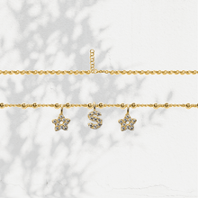 Carica l'immagine nel visualizzatore di Gallery, Collana Soulshine Personalizzata con Stelle e Iniziale in Argento 925 e Zirconi
