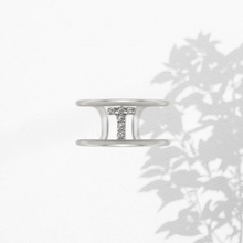 Carica l'immagine nel visualizzatore di Gallery, Anello Soulshine Donna Personalizzabile in Argento 925 e Zirconi Dorato e Bianco