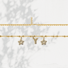 Carica l'immagine nel visualizzatore di Gallery, Collana Soulshine Personalizzata con Stelle e Iniziale in Argento 925 e Zirconi