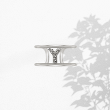 Carica l'immagine nel visualizzatore di Gallery, Anello Soulshine Donna Personalizzabile in Argento 925 e Zirconi Dorato e Bianco