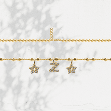 Carica l'immagine nel visualizzatore di Gallery, Collana Soulshine Personalizzata con Stelle e Iniziale in Argento 925 e Zirconi