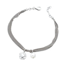 Carica l'immagine nel visualizzatore di Gallery, Bracciale Oceano Donna Argento 925 con perla Swarovski e cuore