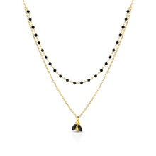 Carica l'immagine nel visualizzatore di Gallery, Collana Virtù in argento e zirconi con Ciondolo Ape