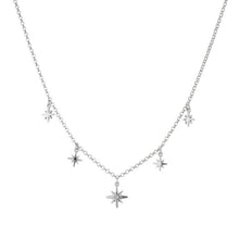 Carica l'immagine nel visualizzatore di Gallery, Collana Tramontana Rosa dei Venti con Zircone