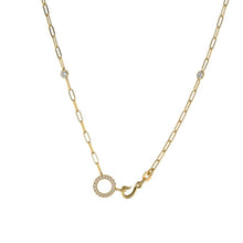 Carica l'immagine nel visualizzatore di Gallery, Collana Charmant a catena con Zirconi