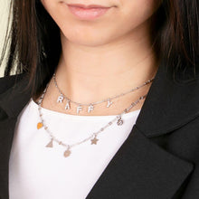 Carica l'immagine nel visualizzatore di Gallery, Collana Geometrie con pendenti in argento 925