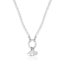 Carica l'immagine nel visualizzatore di Gallery, Collana Mediterraneo con Perle e Argento 925 Incontro Speciale Dorata o Bianca