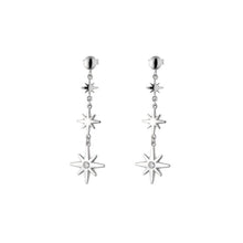 Carica l'immagine nel visualizzatore di Gallery, Orecchini Tramontana pendenti Rosa dei Venti