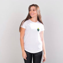 Carica l'immagine nel visualizzatore di Gallery, Collana Virtù in argento e zirconi con Ciondolo Sacro Cuore Turchese