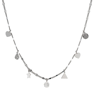 Collana Geometrie con pendenti in argento 925